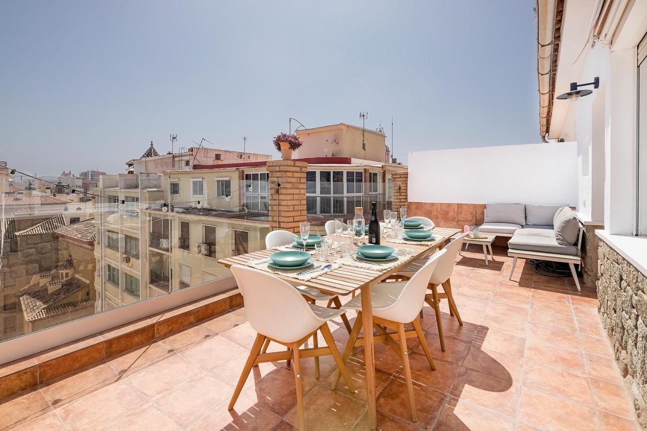 Homey Apt- Atico Con Vistas A La Catedral Málaga Extérieur photo
